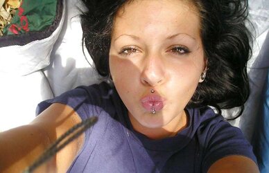 Lovely Pierced Suntanned Teenager