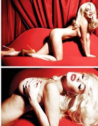 Lindsay Lohan Playboy Stretch