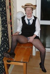 Gymslips and pantyhose