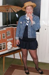 Gymslips and pantyhose