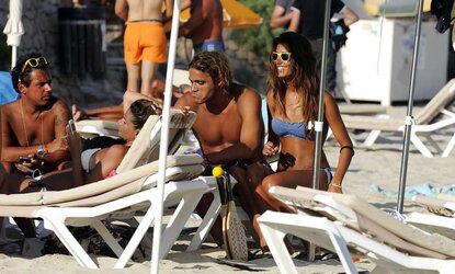 Federica Nargi bathing suit candids in Formentera Spain