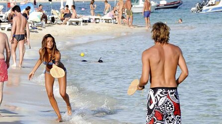 Federica Nargi bathing suit candids in Formentera Spain