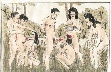 Erotic Drawings Vintage