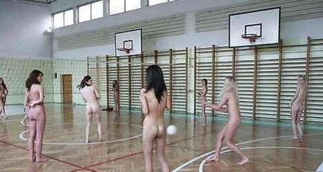 Naked Sporting,By Blondelover.