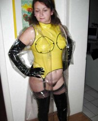 Sandra a german fetish goddess tart in pvc spandex