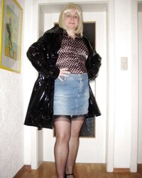 Sandra a german fetish goddess tart in pvc spandex