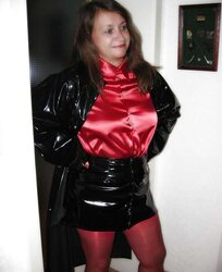 Sandra a german fetish goddess tart in pvc spandex