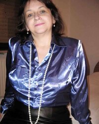 Sandra a german fetish goddess tart in pvc spandex