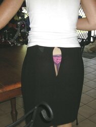Redhead housewife upskirts