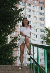 Russian Teenager Upskirt Public