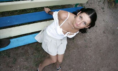 Russian Teenager Upskirt Public