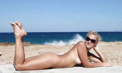 Wifey on the beach