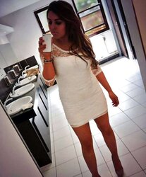 Tiny White Sundress