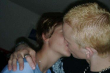 Teencouple having joy
