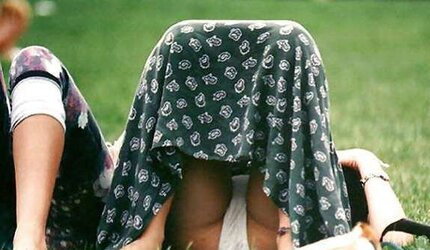 Teenager upskirt