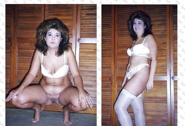 Even more wives posing in polaroid