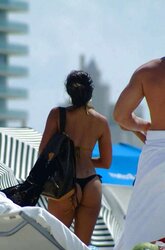 Vida Guerra displays astounding caboose and breasts in panty swimsuit