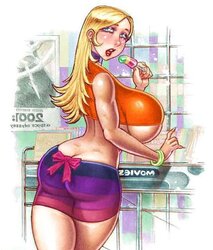 Enormous hooter anime