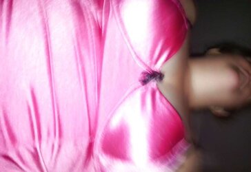Me and my plumper wifey pulverizing in rosy satin