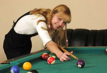 Anna Plays Pool