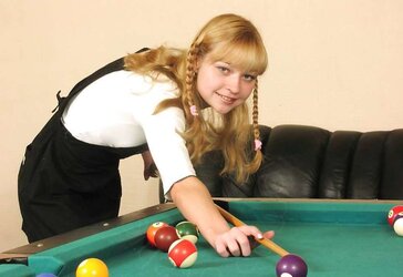 Anna Plays Pool