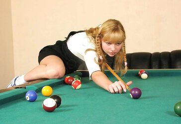 Anna Plays Pool