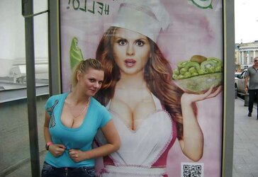 Enormous boobies from eastern Europe