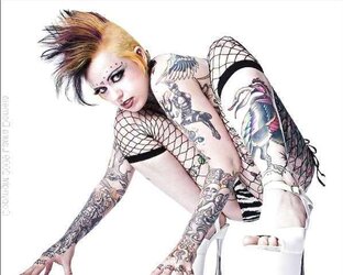 Rachel Face Goth Punk Stunner