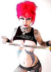 Rachel Face Goth Punk Stunner