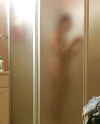 Wifey in shower. Satisfy comment