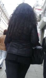 Street lubricious BOOTY inexperienced voyeur