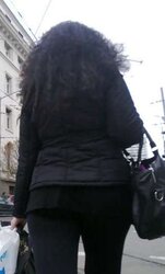 Street lubricious BOOTY inexperienced voyeur