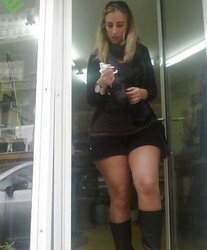 Street lubricious BOOTY inexperienced voyeur