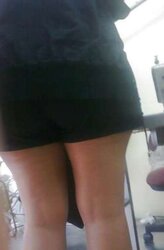 Street lubricious BOOTY inexperienced voyeur