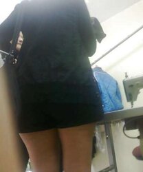 Street lubricious BOOTY inexperienced voyeur