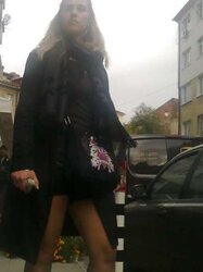 Street lubricious BOOTY inexperienced voyeur