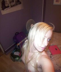 Stolen Images - Light-Haired Lady with smallish Bra-Stuffers