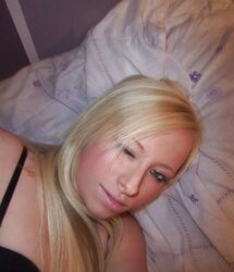 Stolen Images - Light-Haired Lady with smallish Bra-Stuffers