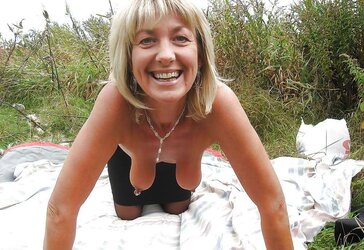 Mature beach bunnies and mermaids with congenital bra-stuffers IX