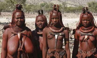 Tribal Himba damsels