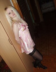 Blonde freckled