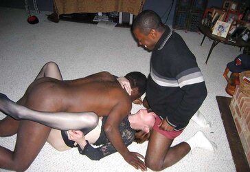 Real mega-slut wives screwing BIG BLACK COCK