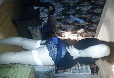 My so uber-sexy wifey getting prepped for doging