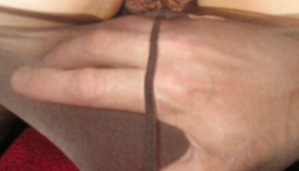 Pulled down stockings