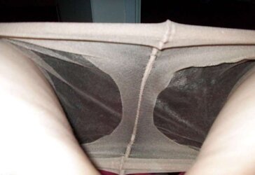 Pulled down stockings