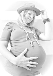 Justine enceinte
