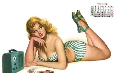 Vintage Pinups Al Moore