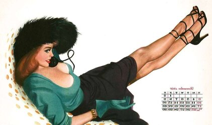 Vintage Pinups Al Moore