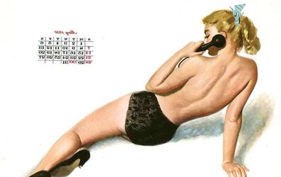 Vintage Pinups Al Moore