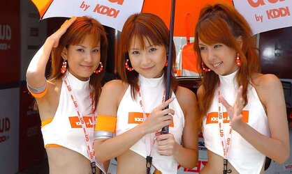 Japanese Race Queens-On The Track (three)